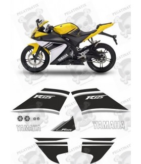 YAMAHA YZF 125R YEAR 2008 Stickers (Compatible Product)
