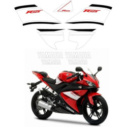 YAMAHA YZF 125R YEAR 2008 RED ADESIVO