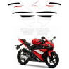 YAMAHA YZF 125R YEAR 2008 RED ADESIVO