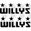 JEEP WILLYS DECALS X2 (Compatible Product)