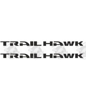 JEEP Grand Cherokee Trail Hawk STICKER X2 (Compatible Product)