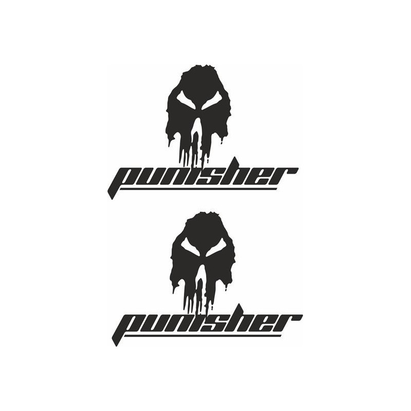 JEEP Punisher DECALS X2