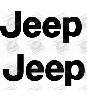 JEEP LOGO STICKER X2 (Compatible Product)
