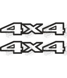 JEEP Cherokee "4x4" STICKER X2