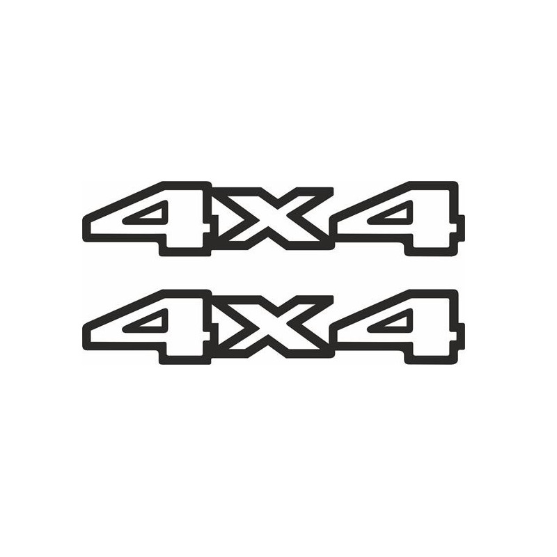 JEEP Cherokee "4x4" ADESIVI X2