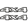 JEEP Cherokee "4x4" ADESIVI X2