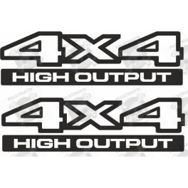 JEEP 4x4 High Output STICKER X2