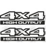 JEEP 4x4 High Output ADESIVI X2