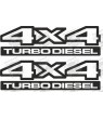 JEEP 4x4 Turbo Diesel STICKER X2