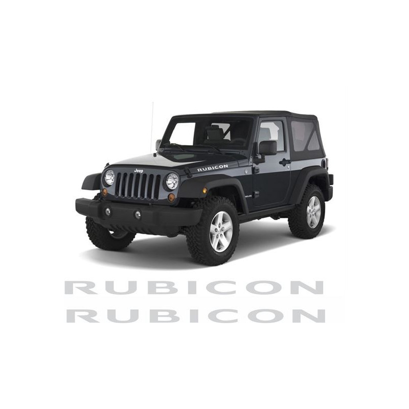 JEEP Wrangler "Rubicon" ADESIVOS X2