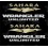 JEEP "Sahara Wrangler Unlimited" ADESIVOS X2 (Produto compatível)