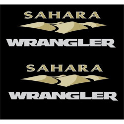 JEEP "Sahara Wrangler" ADESIVOS X2