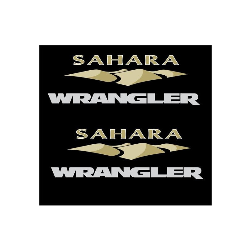 JEEP "Sahara Wrangler" ADHESIVOS X2