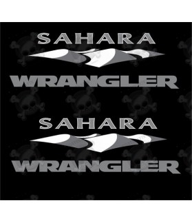 JEEP "Sahara Wrangler" STICKER X2 (Compatible Product)