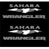 JEEP "Sahara Wrangler" DECALS X2