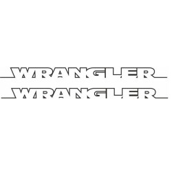 JEEP "Wrangler" side Bonnet ADHESIVOS X2