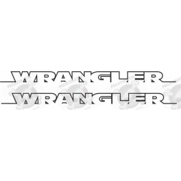 JEEP "Wrangler" side Bonnet STICKER X2