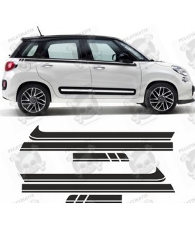 Fiat 500L Panel Fit Stripes DECALS (Compatible Product)