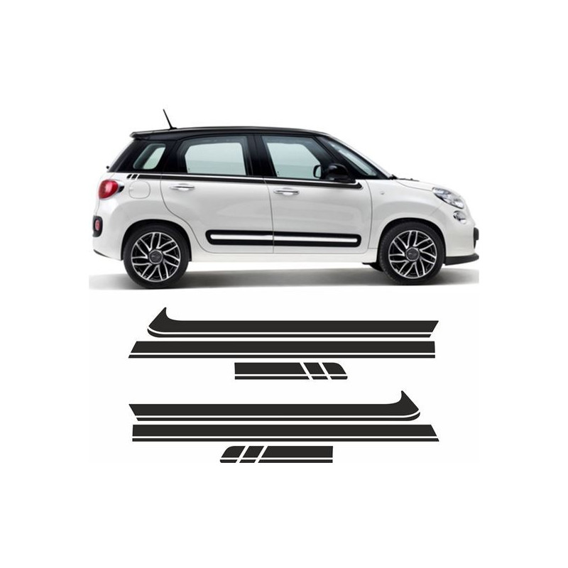 Fiat 500L Panel Fit Stripes AUFKLEBER