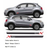 Fiat 500X side Stripes ADHESIVOS