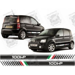 Fiat Panda 100HP Side Italian flag Stripes ADHESIVOS