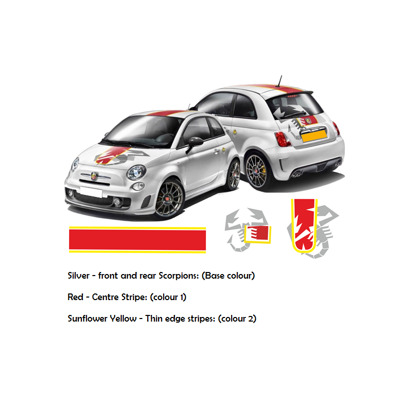 Fiat 500 / 595 Abarth Scorpion ADESIVOS