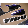 SUZUKI GSX-R 1100 YEAR 1993 BLACK GREY ADESIVI