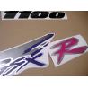 SUZUKI GSX-R 1100 YEAR 1993 BLACK GREY AUTOCOLLANT