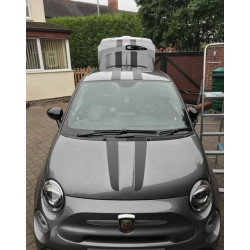 Fiat 500 / 595 Abarth CARBON FIBRE ADESIVOS