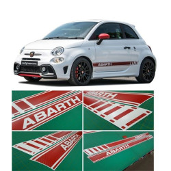 Fiat 500 / 595 Abarth Carbon Fibre Red ADESIVOS