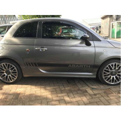 Fiat 500 / 595 Abarth Carbon Fibre AUTOCOLLANT