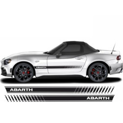 Fiat 124 Spider Abarth side stripes DECALS