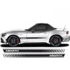 Fiat 124 Spider Abarth side stripes AUFKLEBER