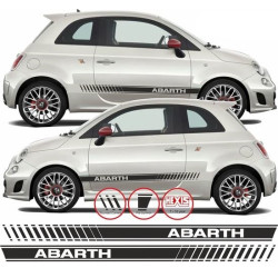 Fiat 500 / 595 Abarth side stripes AUFKLEBER