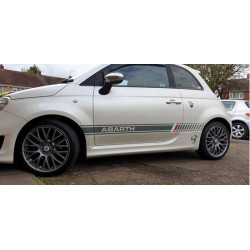 Fiat 500 / 595 Abarth side stripes AUTOCOLLANT