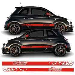 Fiat 500 / 595 Abarth side stripes DECALS