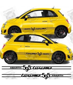 Fiat 500 / 595 Abarth side stripes ADHESIVOS (Producto compatible)