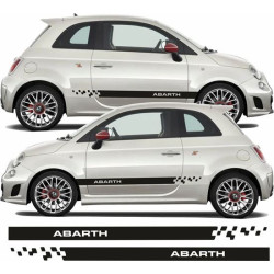 Fiat 500 / 595 Abarth side stripes DECALS