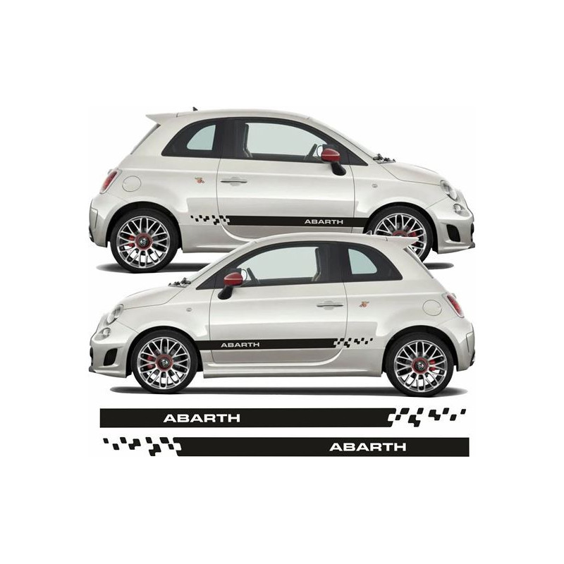 Fiat 500 / 595 Abarth side stripes AUFKLEBER