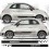 Fiat 500 / 595 Abarth side stripes AUFKLEBER (Kompatibles Produkt)