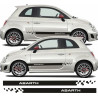 Fiat 500 / 595 Abarth side stripes AUFKLEBER