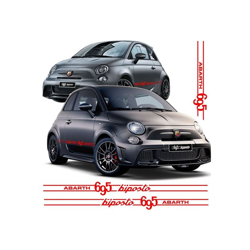 Fiat 695 Abarth Side Stripes AUTOCOLLANT