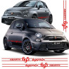 Fiat 695 Abarth Side Stripes AUTOCOLLANT