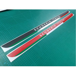 Fiat 595-500 Abarth Carbon fibre Scuderia Italia AUTOCOLLANT