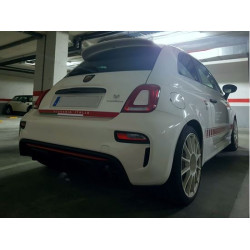 Fiat 595-500 Abarth Carbon fibre Scuderia Italia ADESIVI