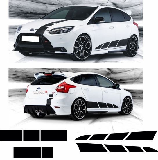 Windscreen Decal Focus Car Because Focus Sticker Ford ST Race 17 Colours 550mm 