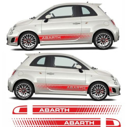 Fiat 500-595 ABARTH Stripes AUTOCOLLANT