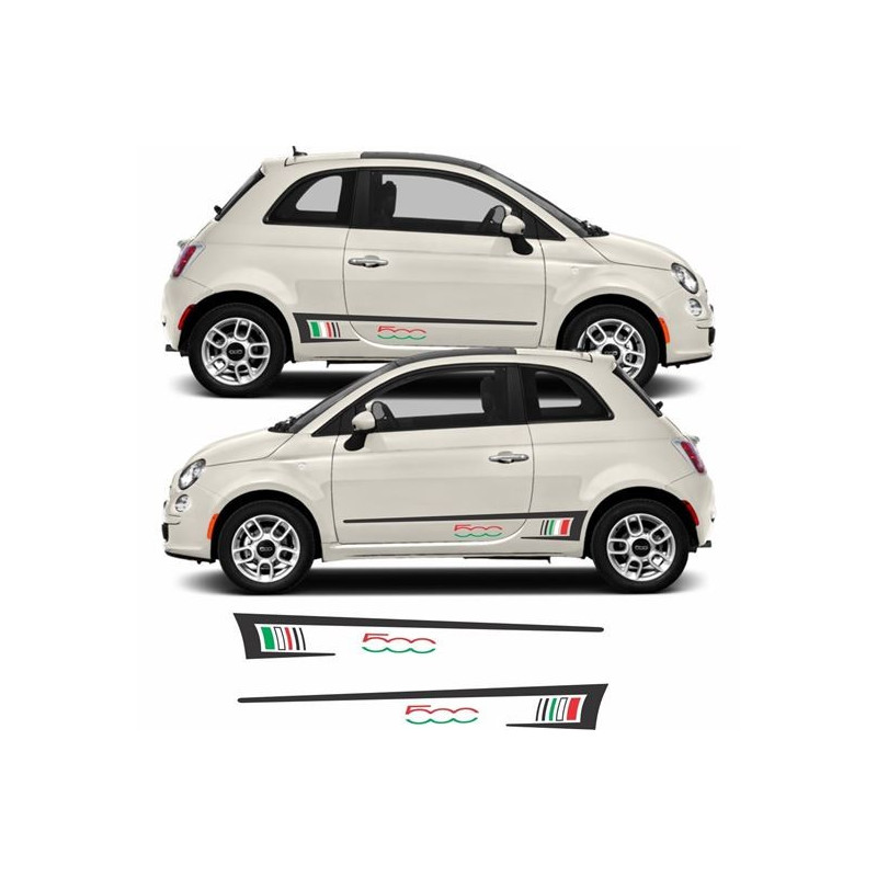 Fiat 500-595 ABARTH Stripes ADHESIVOS