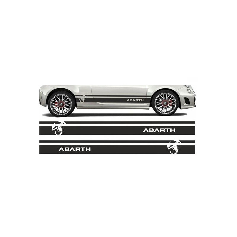 Fiat 500-595 ABARTH Stripes AUFKLEBER