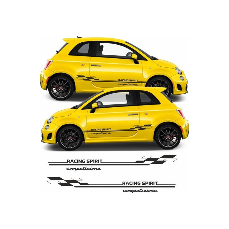 Fiat 500-595 ABARTH Stripes ADHESIVOS
